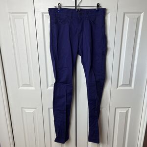 Levi's 510 Denim Jeans Skinny Purple 32